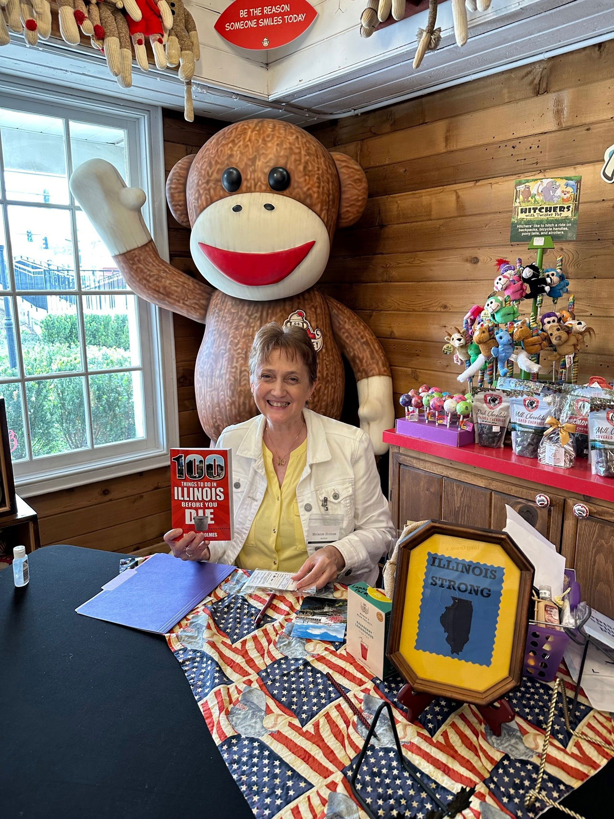 Author Melanie Holmes Book Signing at Sock Monkey Museum